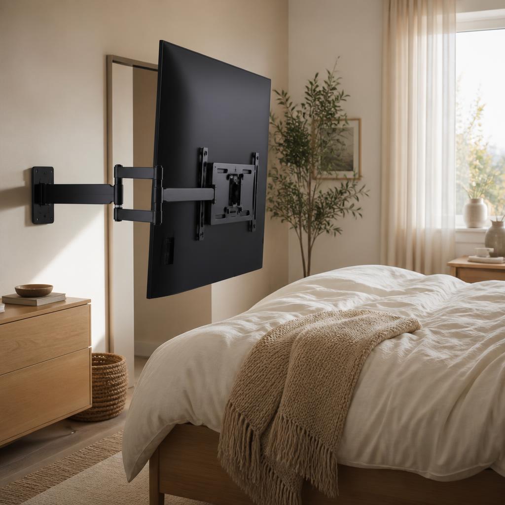 Full-motion arm · bedroom