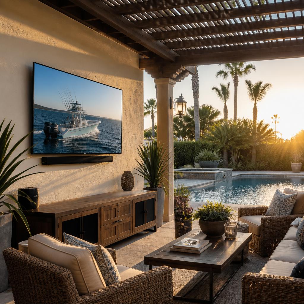 Outdoor patio mount